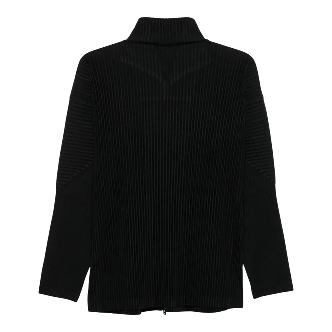 Club21 - HOMME PLISSE ISSEY MIYAKE - Basics Zip-Up Cardigan - PLEATED CARDIGANS - Black