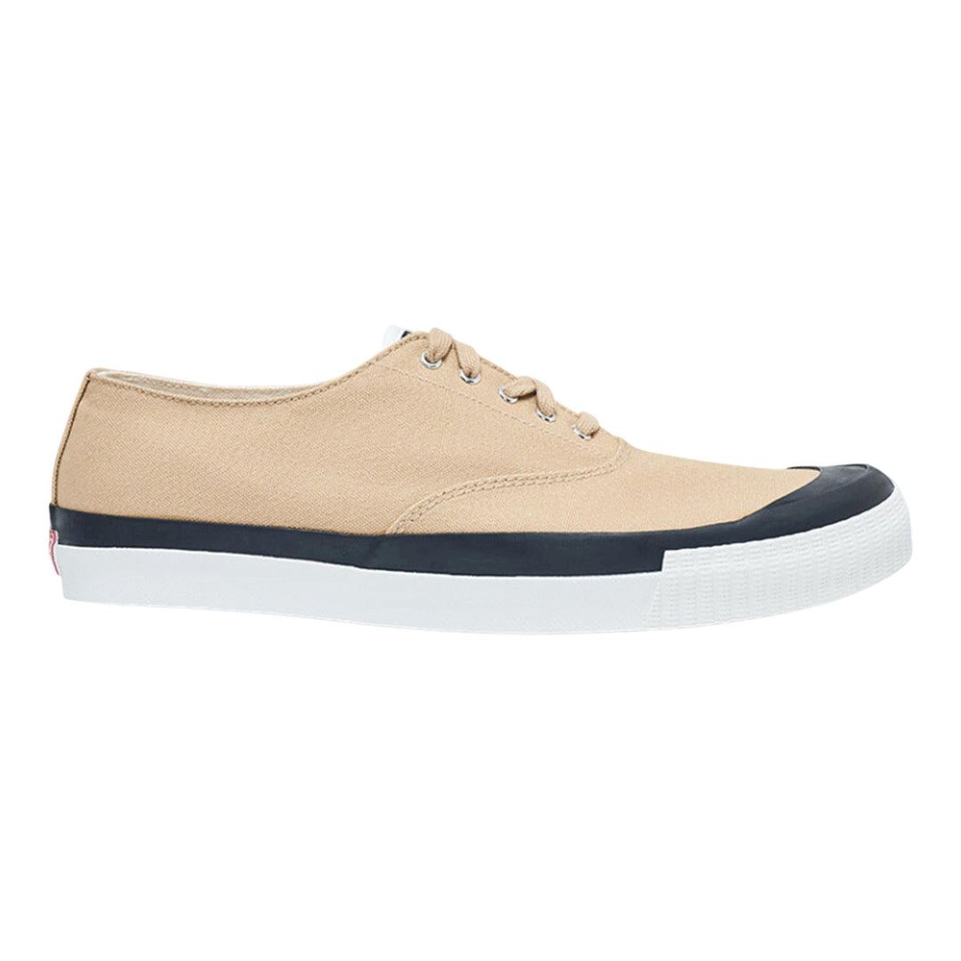 HOMME-PLISSE-ISSEY-MIYAKE-Canvas-Deck-Shoes-Low-Shoes-Beige-1