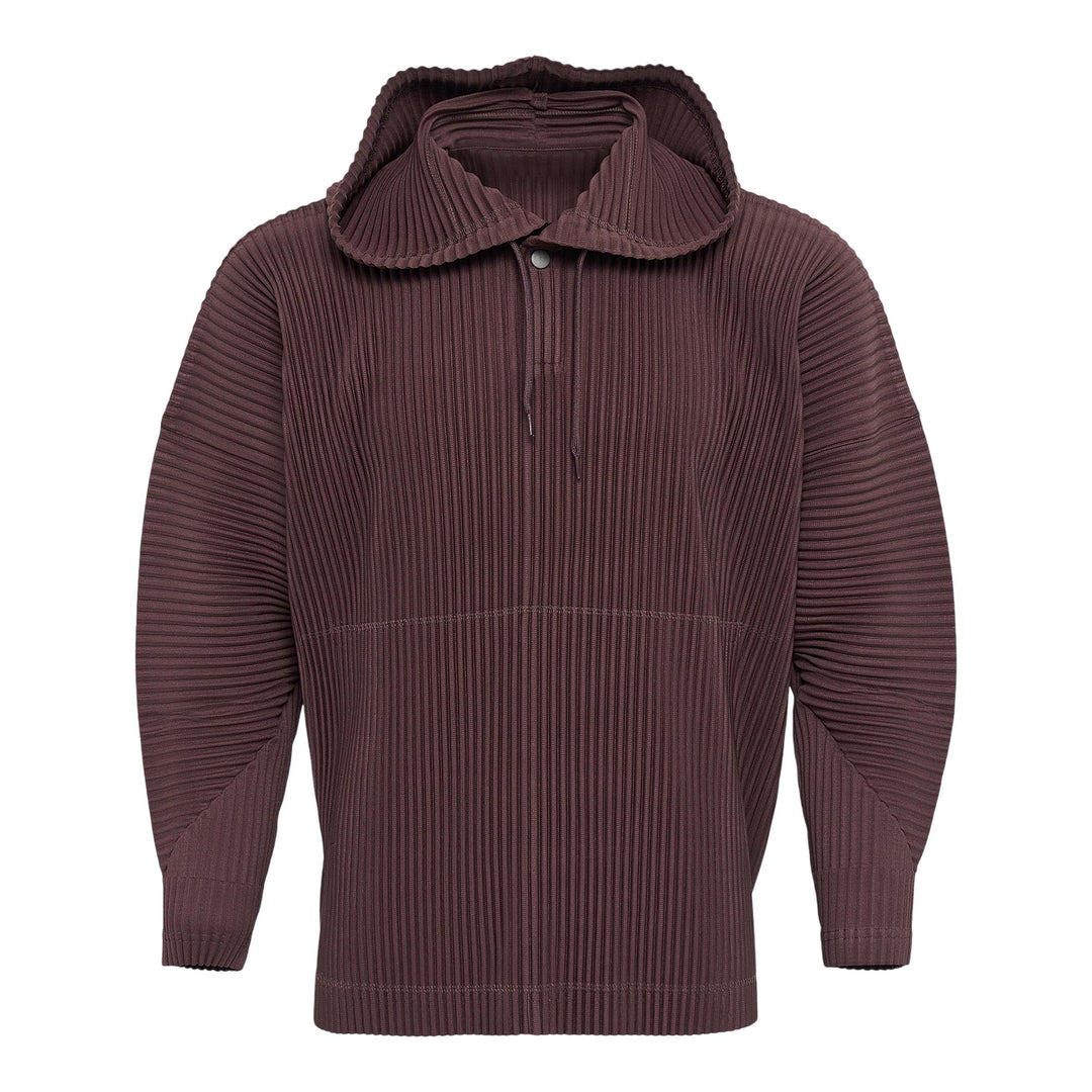 Club21 - HOMME PLISSE ISSEY MIYAKE - Color Pleats T-Shirt - PLEATED TOPS - Edge Brown