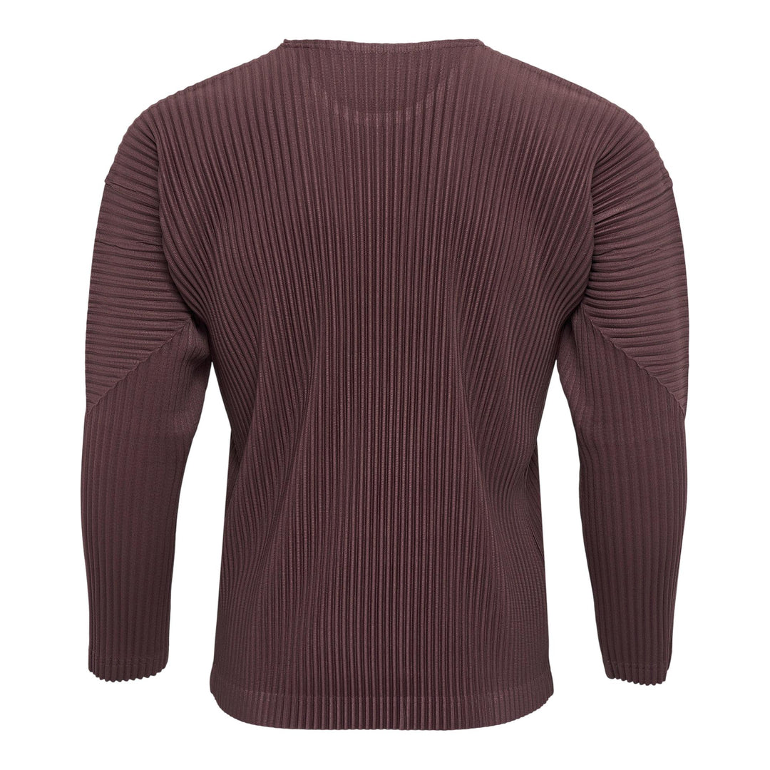 Club21 - HOMME PLISSE ISSEY MIYAKE - Color Pleats T-Shirt - PLEATED TOPS - Edge Brown