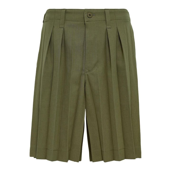 Club21 - HOMME PLISSE ISSEY MIYAKE - Edge Ensemble Pants - PLEATED SHORTS - Khaki