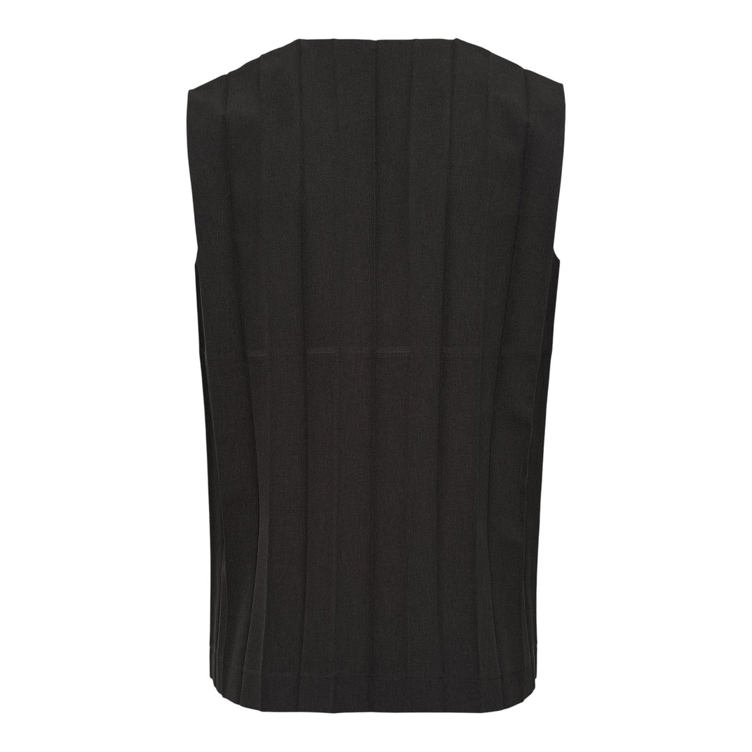 Club21 - HOMME PLISSE ISSEY MIYAKE - Edge Ensemble Vest - PLEATED VESTS - Dark Brown