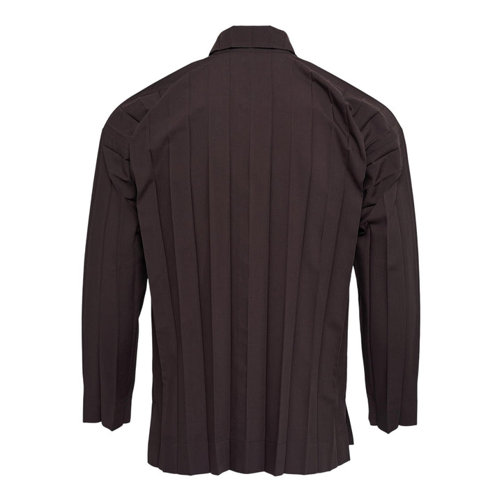 Club21 - HOMME PLISSE ISSEY MIYAKE - Edge Shirt Shirt - PLEATED SHIRT - Dark Brown
