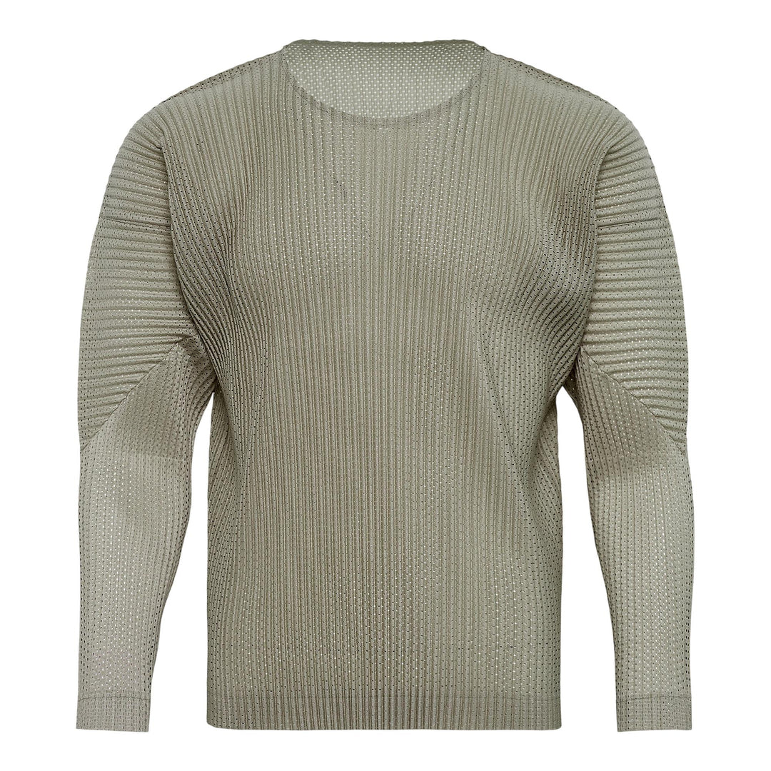 Club21 - HOMME PLISSE ISSEY MIYAKE - Light Mesh T-Shirt - PLEATED TOPS - Beige