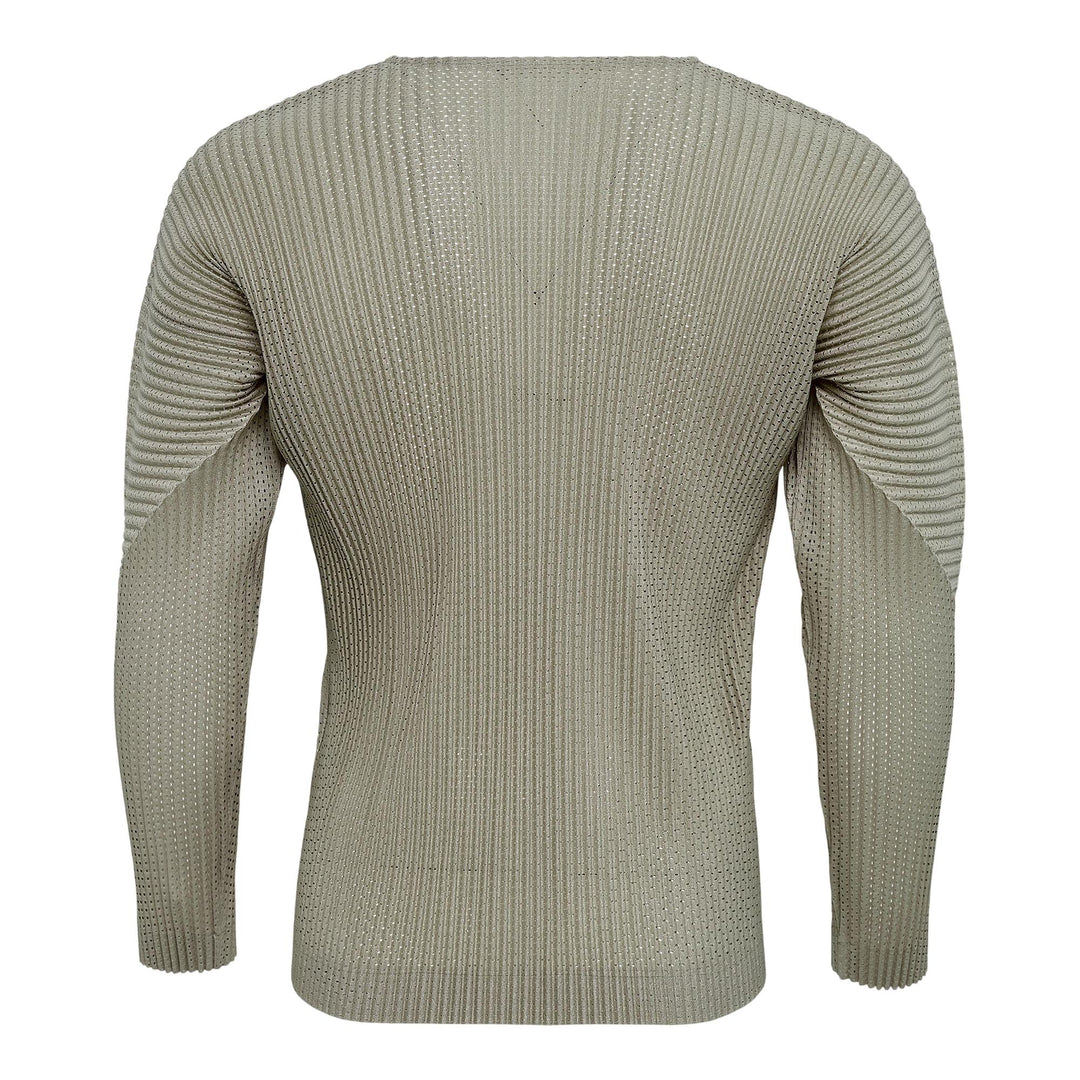 Club21 - HOMME PLISSE ISSEY MIYAKE - Light Mesh T-Shirt - PLEATED TOPS - Beige