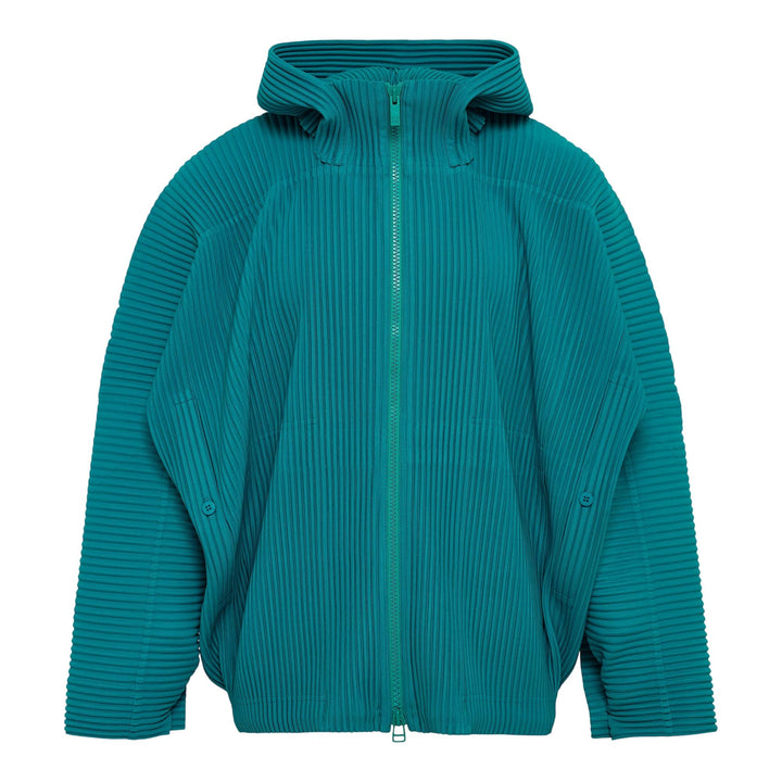 Club21 - HOMME PLISSE ISSEY MIYAKE - MC May Blouson - PLEATED BLOUSONS - Peacock Green