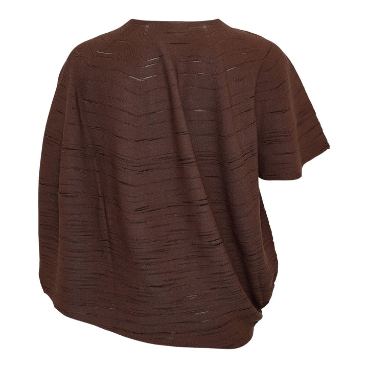Club21 - HOMME PLISSE ISSEY MIYAKE - Marbling Knit Top - SWEATERS - Brown