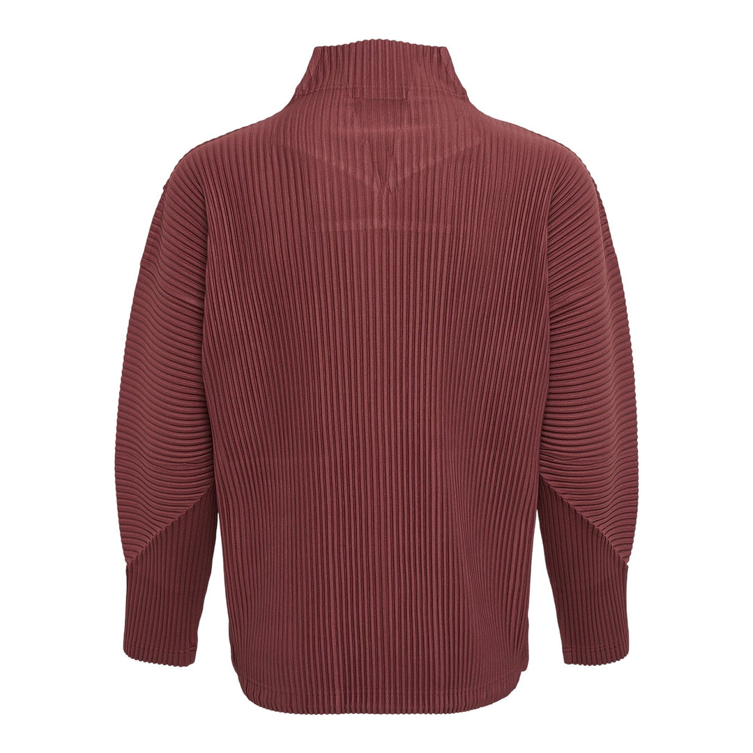Club21 - HOMME PLISSE ISSEY MIYAKE - Monthly Colors: August Blouson - PLEATED CARDIGANS - Adamite Brown