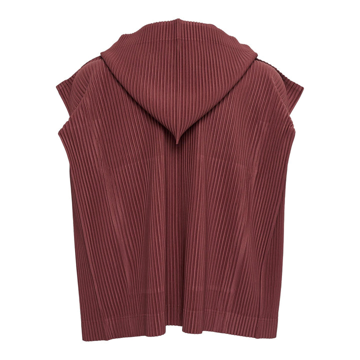 Club21 - HOMME PLISSE ISSEY MIYAKE - Monthly Colors: August Blouson - PLEATED VESTS - Adamite Brown