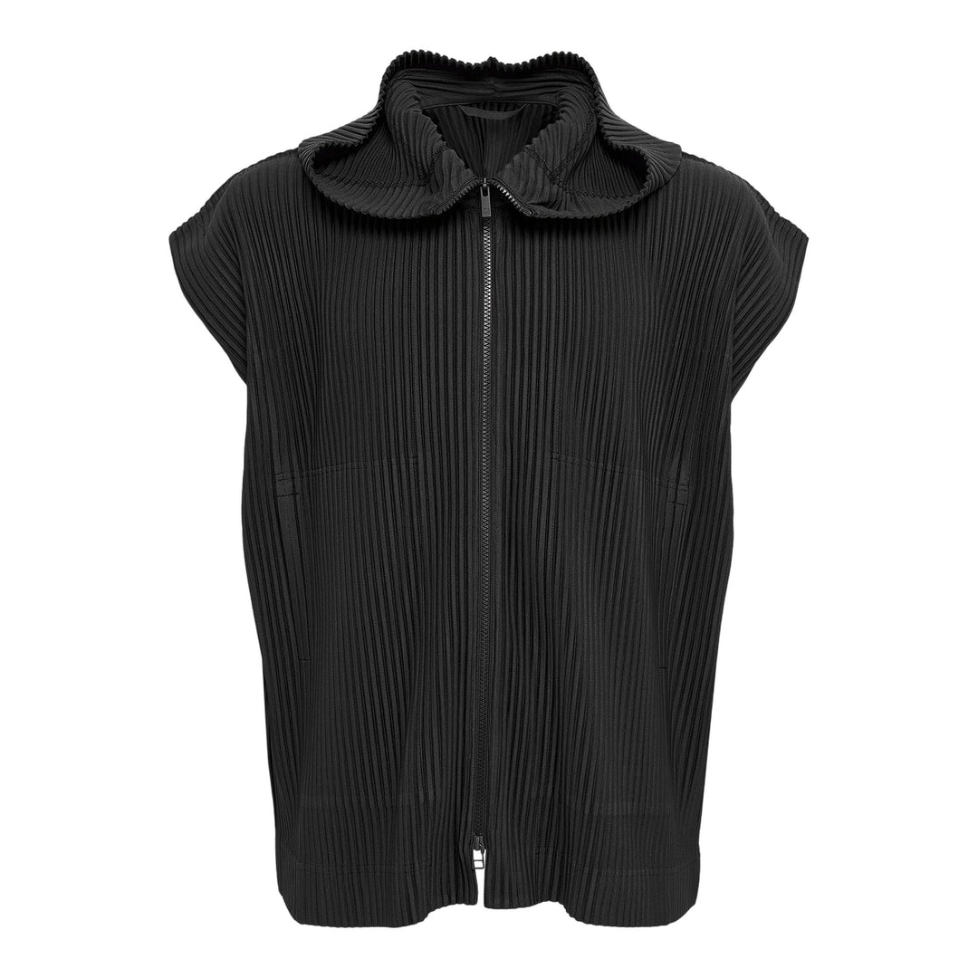 Club21 - HOMME PLISSE ISSEY MIYAKE - Monthly Colors: August Blouson - PLEATED VESTS - Black