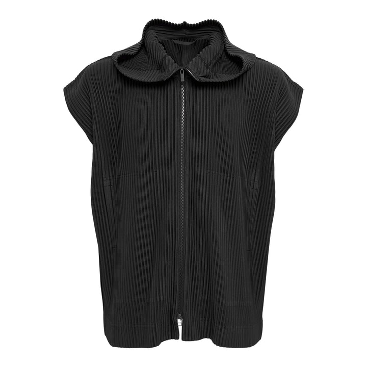 Club21 - HOMME PLISSE ISSEY MIYAKE - Monthly Colors: August Blouson - PLEATED VESTS - Black