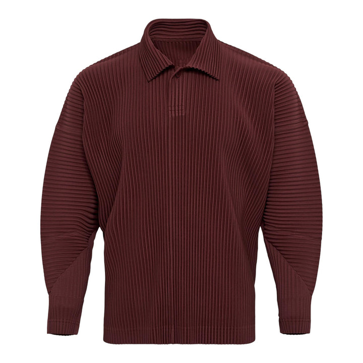 Club21 - HOMME PLISSE ISSEY MIYAKE - Monthly Colors: August Polo Shirt - PLEATED POLO - Adamite Brown