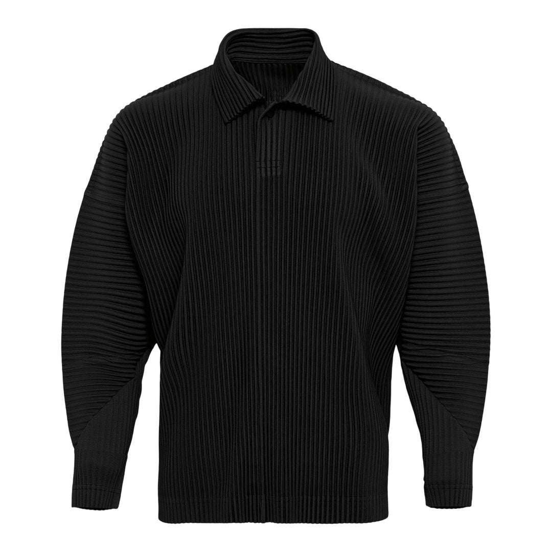 Club21 - HOMME PLISSE ISSEY MIYAKE - Monthly Colors: August Polo Shirt - PLEATED POLO - Black