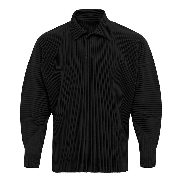 Club21 - HOMME PLISSE ISSEY MIYAKE - Monthly Colors: August Polo Shirt - PLEATED POLO - Black