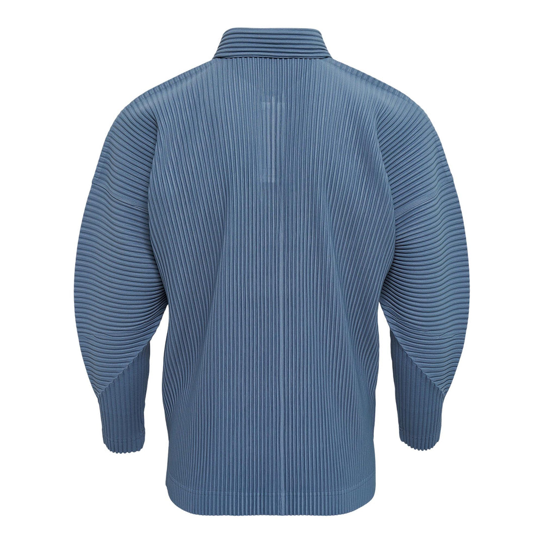 Club21 - HOMME PLISSE ISSEY MIYAKE - Monthly Colors: August Polo Shirt - PLEATED POLO - Slate Blue