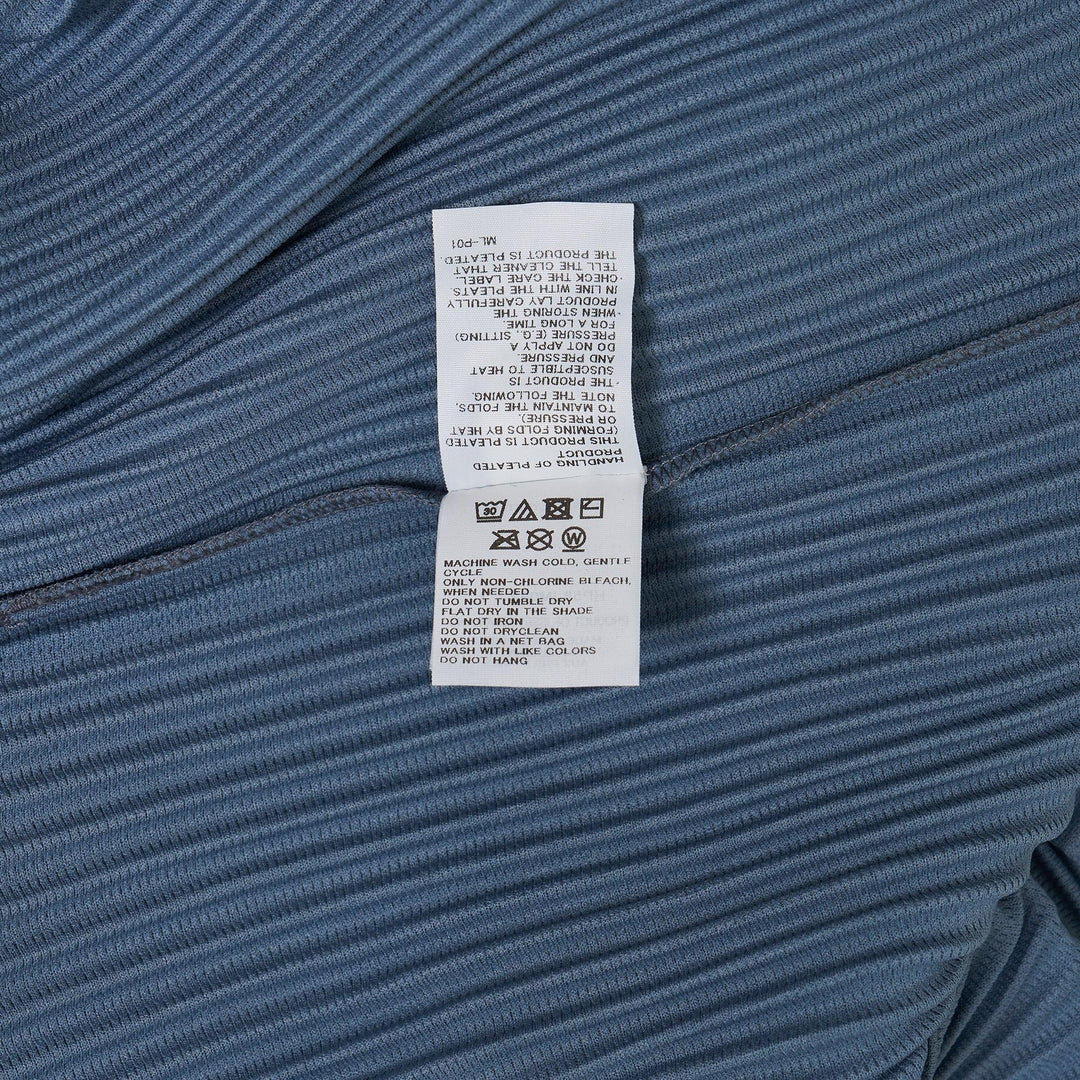 Club21 - HOMME PLISSE ISSEY MIYAKE - Monthly Colors: August Polo Shirt - PLEATED POLO - Slate Blue