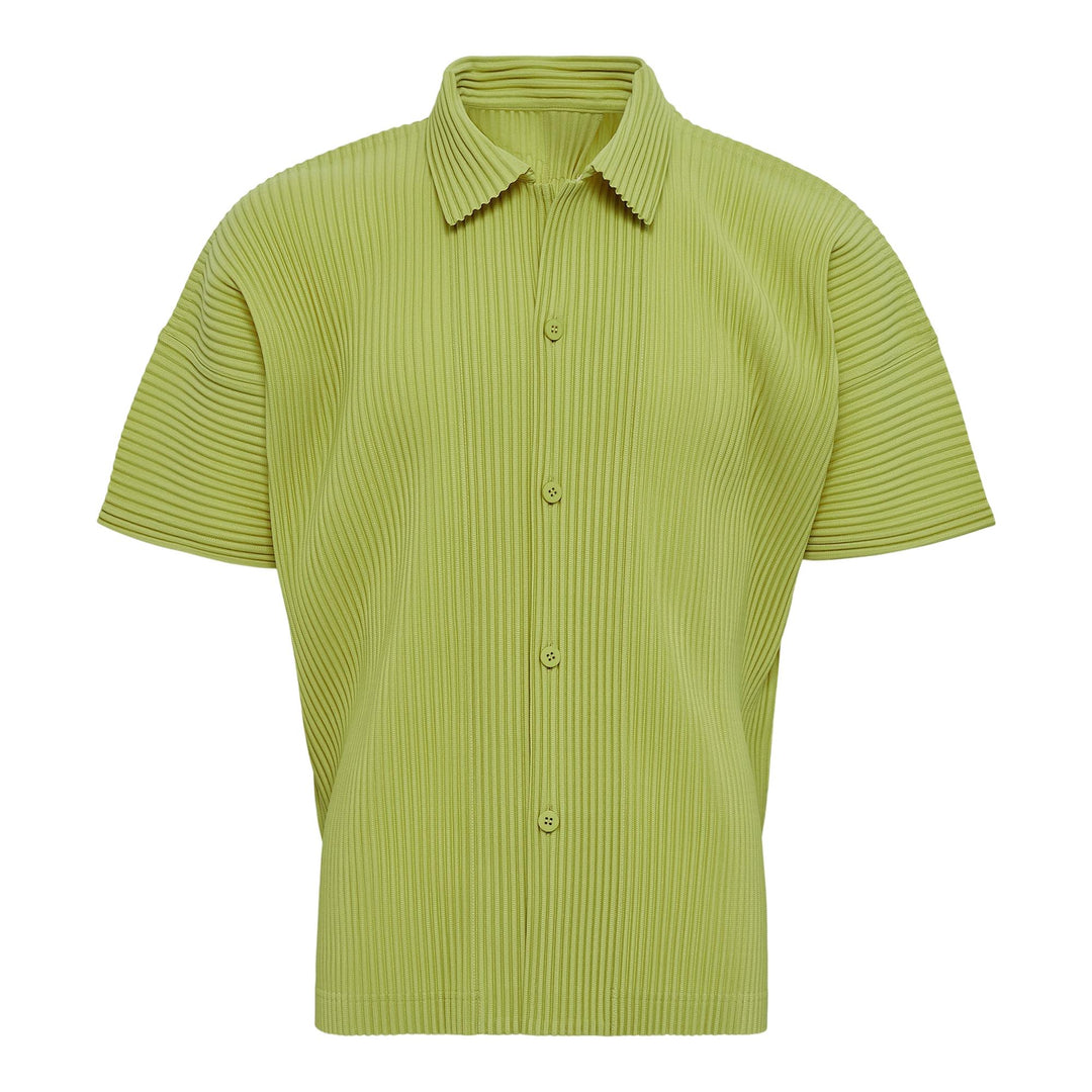 Club21 - HOMME PLISSE ISSEY MIYAKE - Monthly Colors: July Shirt - PLEATED SHIRT - Dusty Yellow
