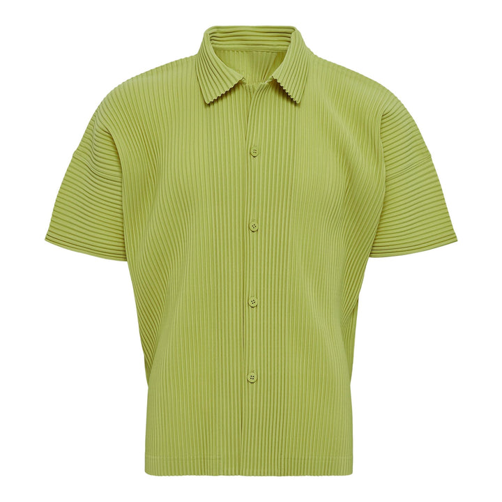 Club21 - HOMME PLISSE ISSEY MIYAKE - Monthly Colors: July Shirt - PLEATED SHIRT - Dusty Yellow