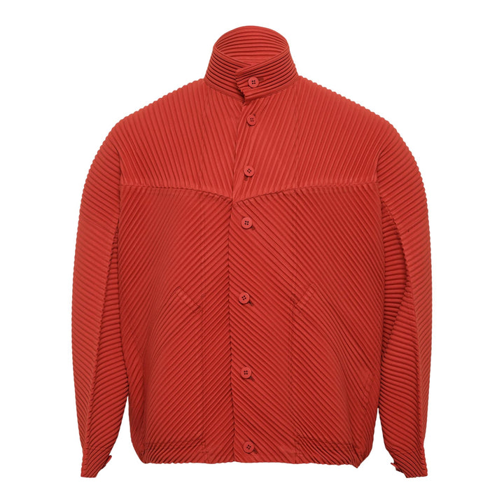 Club21 - HOMME PLISSE ISSEY MIYAKE - Monthly Colors: September Blouson - PLEATED BLOUSONS - Jasper Red