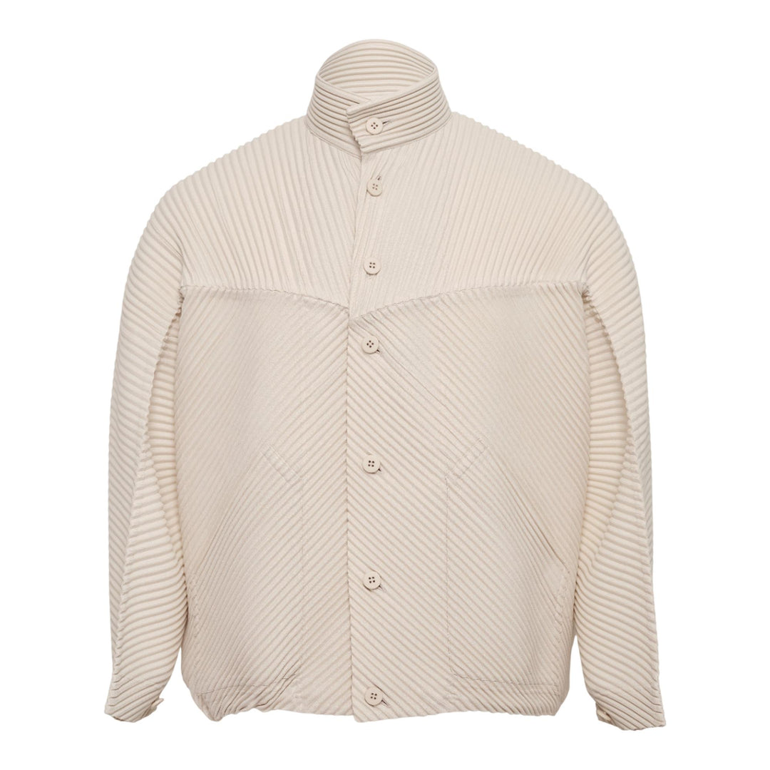 Club21 - HOMME PLISSE ISSEY MIYAKE - Monthly Colors: September Blouson - PLEATED BLOUSONS - Limestone White