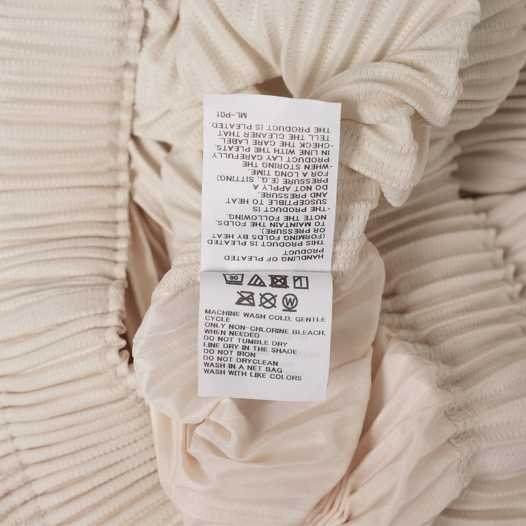 Club21 - HOMME PLISSE ISSEY MIYAKE - Monthly Colors: September Pants - PLEATED PANTS - Limestone White