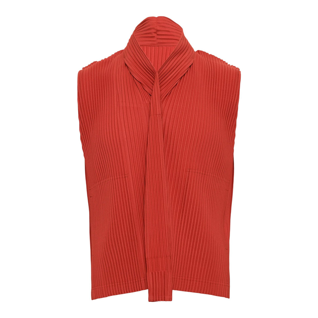 Club21 - HOMME PLISSE ISSEY MIYAKE - Monthly Colors: September T-Shirt - PLEATED TOPS - Jasper Red