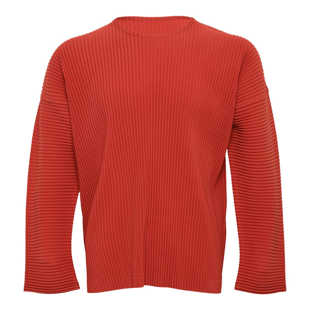 Club21 - HOMME PLISSE ISSEY MIYAKE - Monthly Colors: September T-Shirt - PLEATED TOPS - Jasper Red