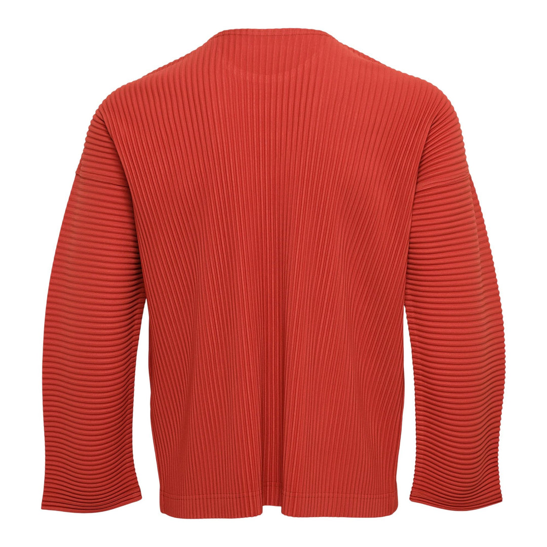 Club21 - HOMME PLISSE ISSEY MIYAKE - Monthly Colors: September T-Shirt - PLEATED TOPS - Jasper Red