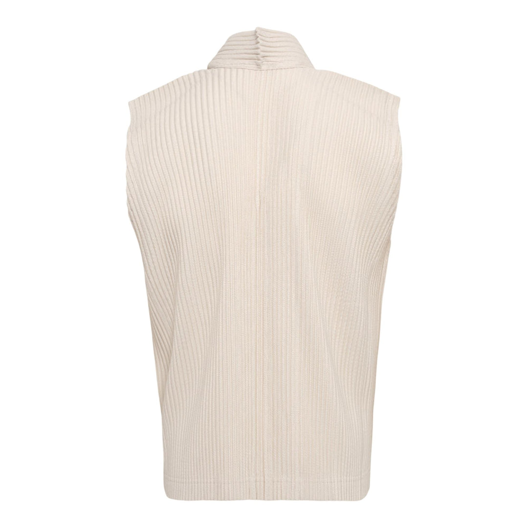 Club21 - HOMME PLISSE ISSEY MIYAKE - Monthly Colors: September T-Shirt - PLEATED TOPS - Limestone White