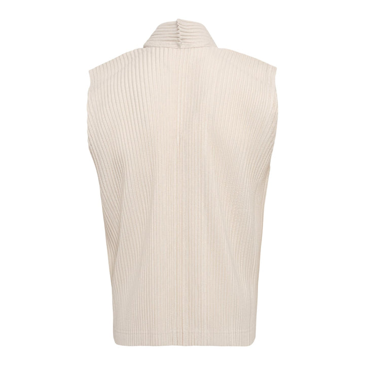 Club21 - HOMME PLISSE ISSEY MIYAKE - Monthly Colors: September T-Shirt - PLEATED TOPS - Limestone White
