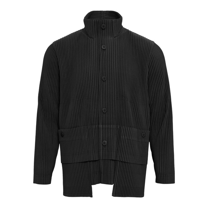 Club21 - HOMME PLISSE ISSEY MIYAKE - Multi-Pocket Blouson - PLEATED JACKETS - Coke Gray