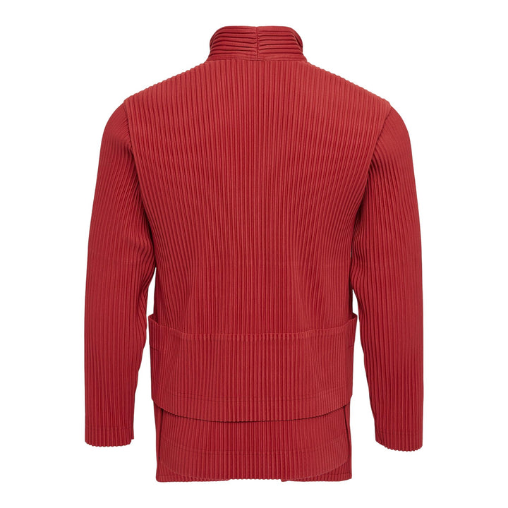 Club21 - HOMME PLISSE ISSEY MIYAKE - Multi-Pocket Blouson - PLEATED JACKETS - Jasper Red