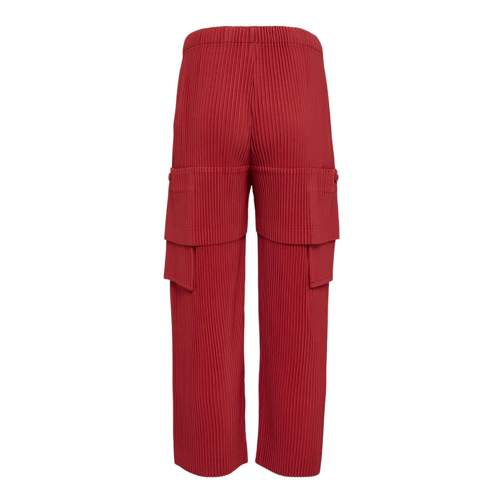Club21 - HOMME PLISSE ISSEY MIYAKE - Multi-Pocket Pants - PLEATED PANTS - Jasper Red