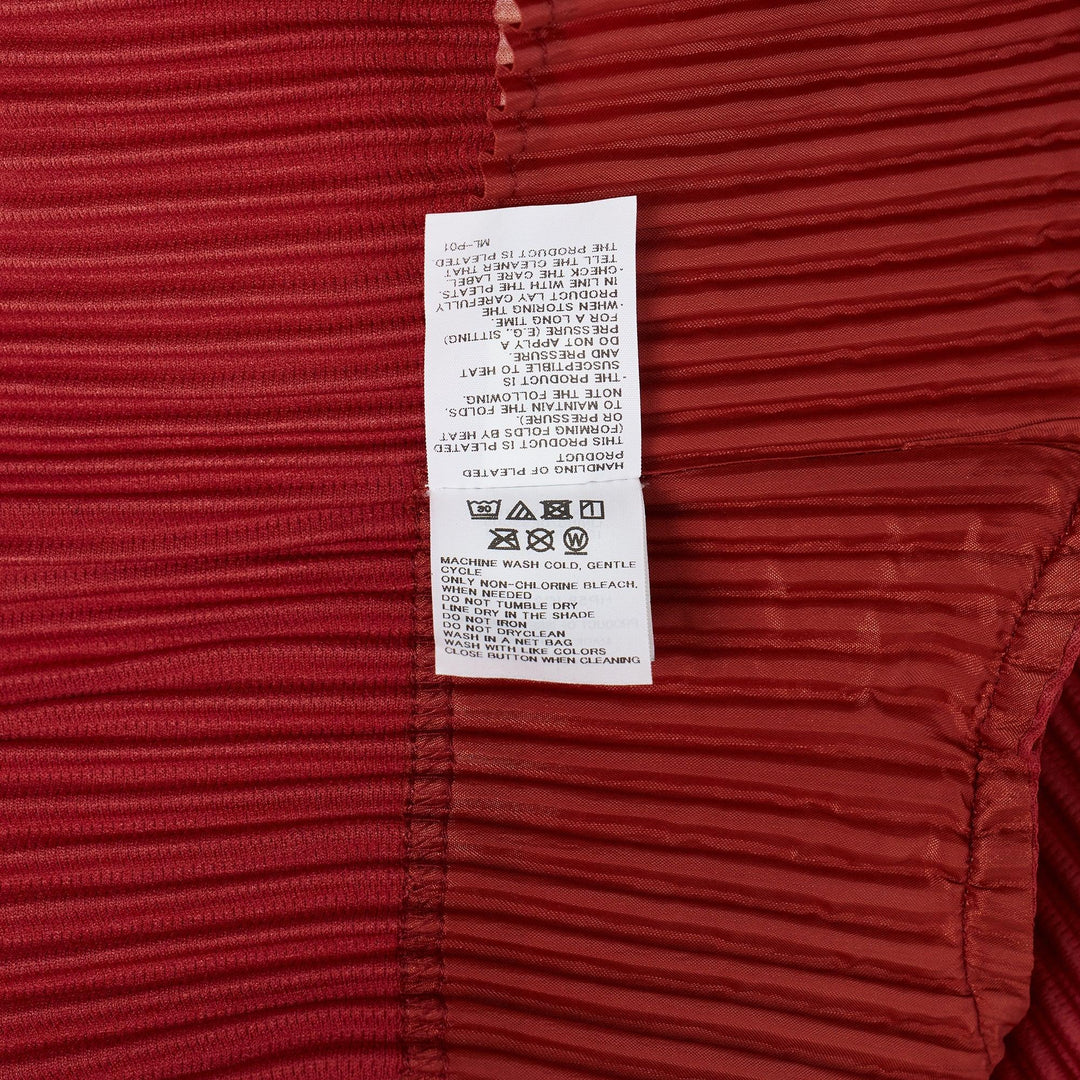 Club21 - HOMME PLISSE ISSEY MIYAKE - Multi-Pocket Pants - PLEATED PANTS - Jasper Red