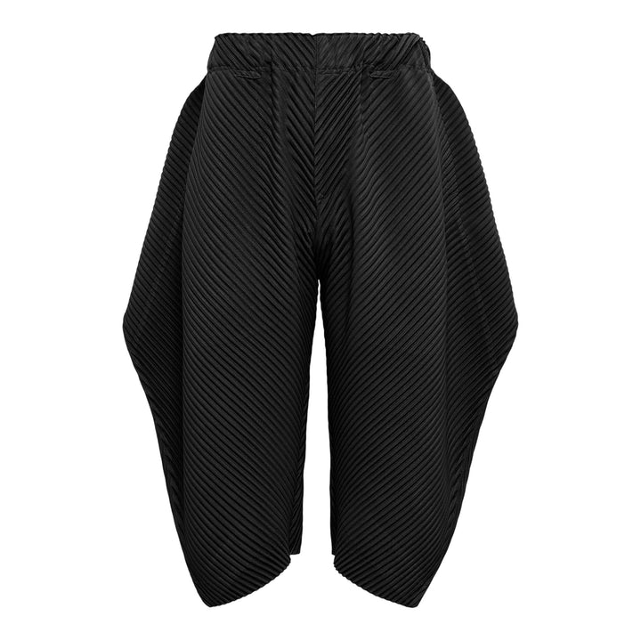 Club21 - HOMME PLISSE ISSEY MIYAKE - Pleats Bottoms 1 Pants - PLEATED PANTS - Black