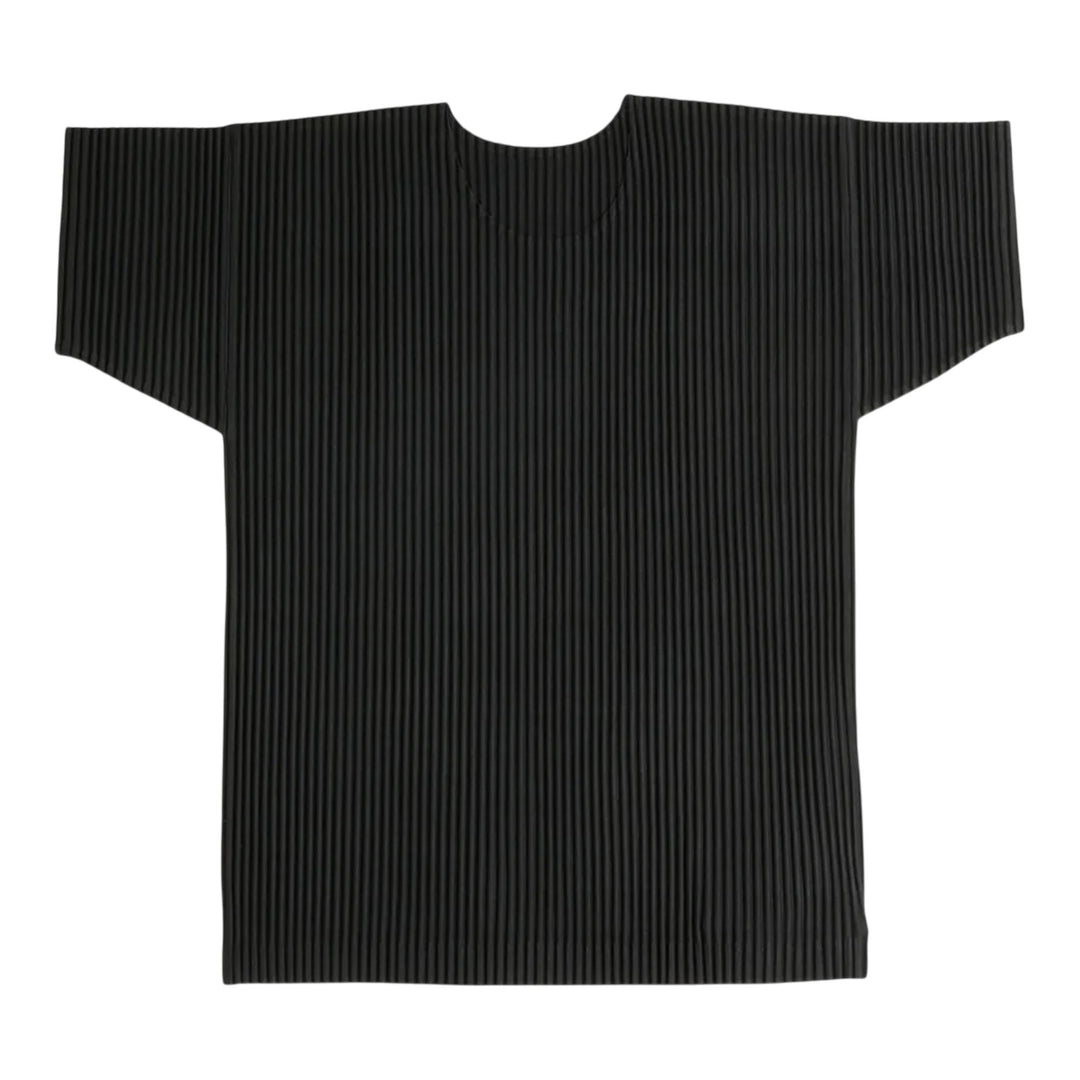 Club21 - HOMME PLISSE ISSEY MIYAKE - Round Neck T-Shirt - TEES - Black