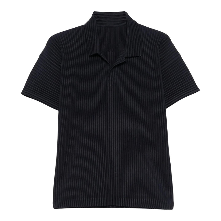 Club21 - HOMME PLISSE ISSEY MIYAKE - Short Sleeve Polo - POLOS - Navy