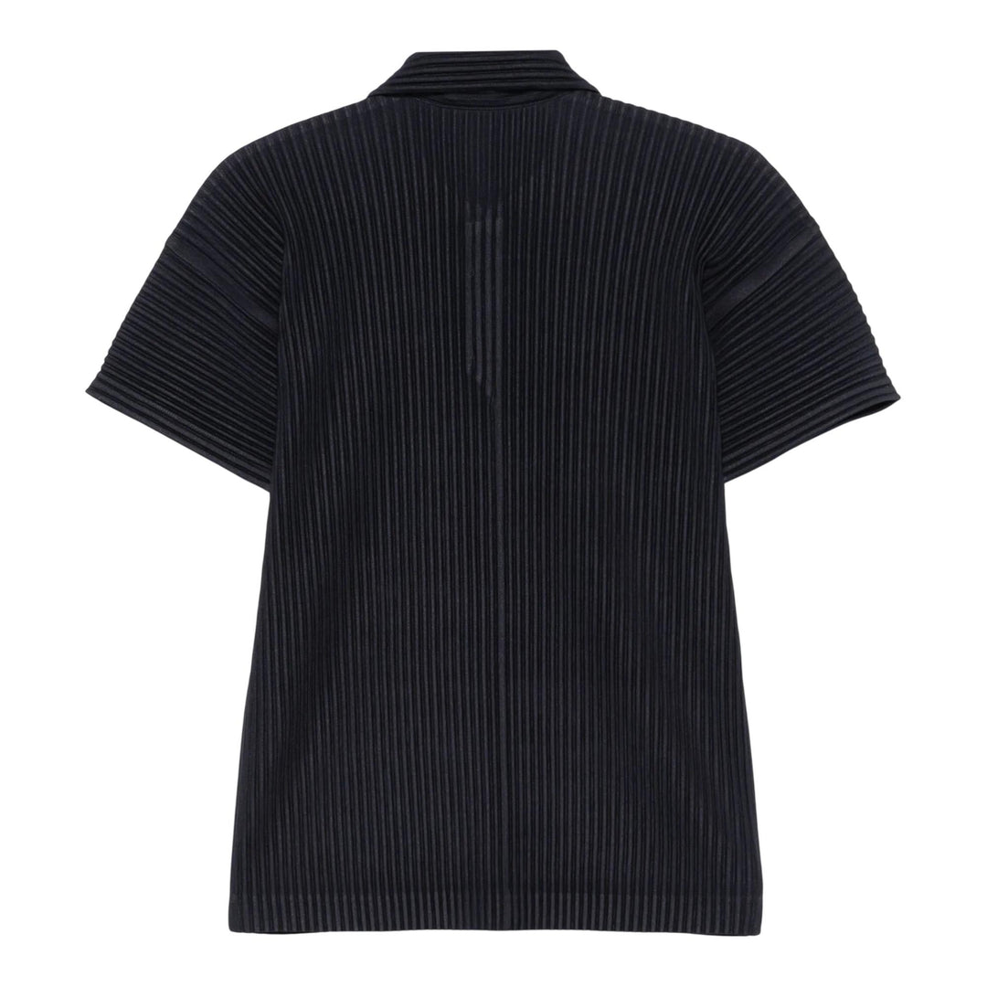 Club21 - HOMME PLISSE ISSEY MIYAKE - Short Sleeve Polo - POLOS - Navy