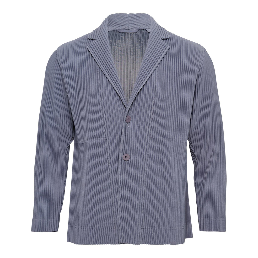 Club21 - HOMME PLISSE ISSEY MIYAKE - Tailored Pleats 1 Jacket - PLEATED JACKETS - Slate Blue