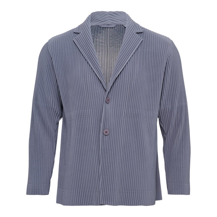 Club21 - HOMME PLISSE ISSEY MIYAKE - Tailored Pleats 1 Jacket - PLEATED JACKETS - Slate Blue