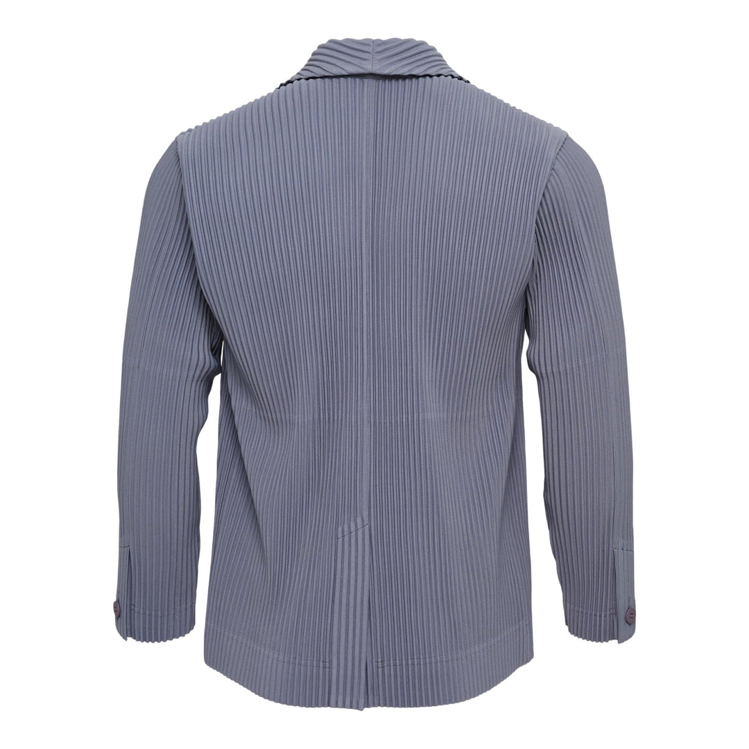 Club21 - HOMME PLISSE ISSEY MIYAKE - Tailored Pleats 1 Jacket - PLEATED JACKETS - Slate Blue