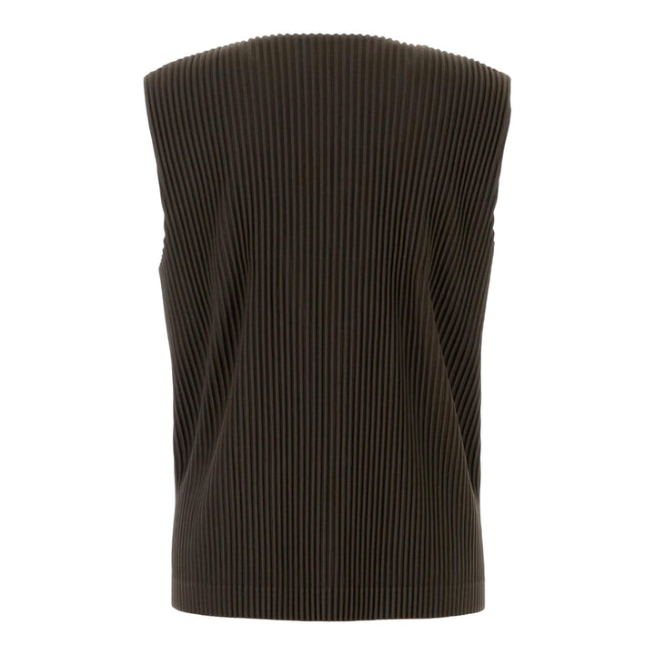 Club21 - HOMME PLISSE ISSEY MIYAKE - Tailored Pleats 2 Vest - VESTS - Dark Brown