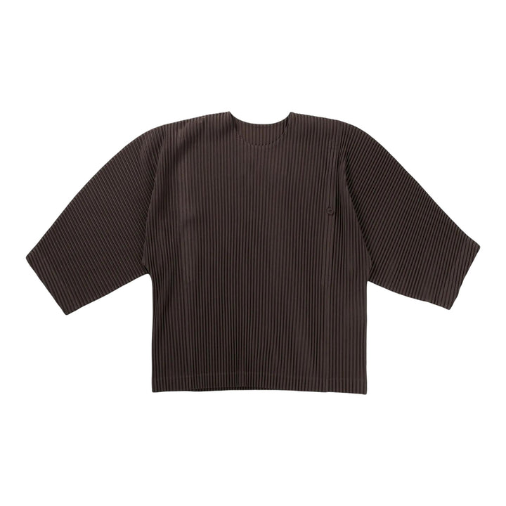 Club21 - HOMME PLISSE ISSEY MIYAKE - Turbine T-Shirt - TEES - Dark Brown