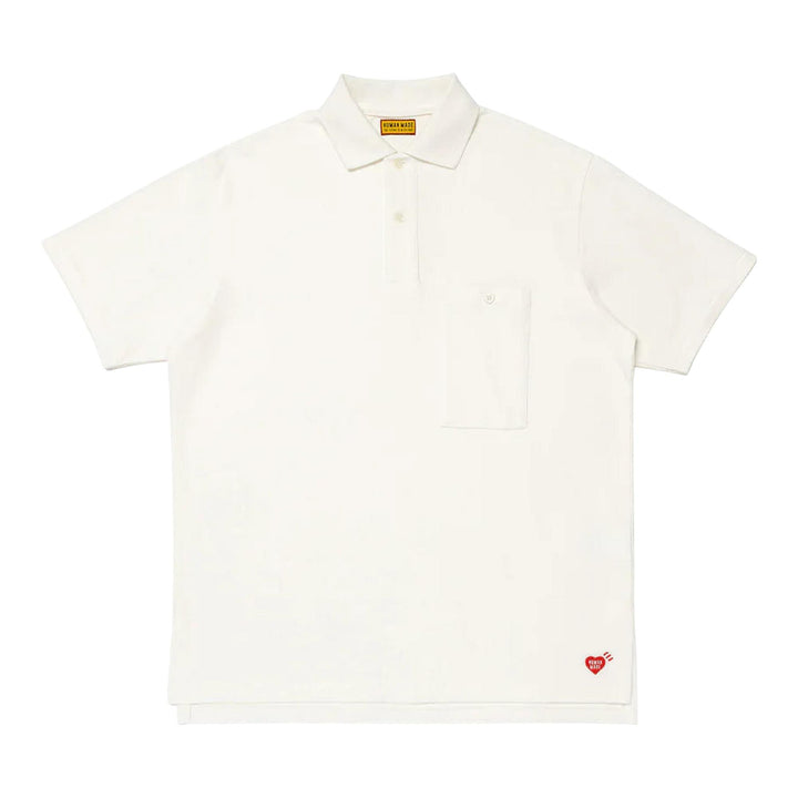 Club21 - HUMAN MADE - Big Polo Shirt - POLOS - White