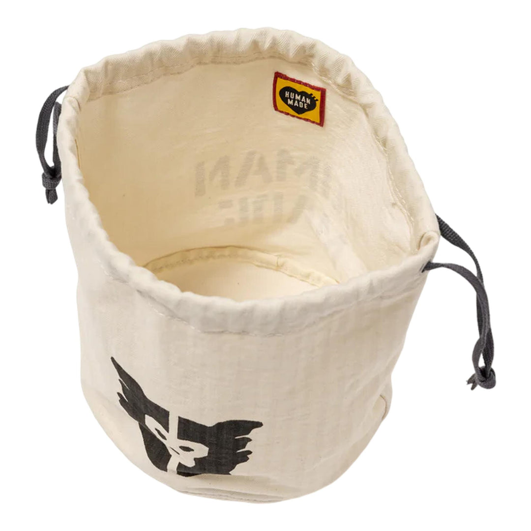 Club21 - HUMAN MADE - Drawstring Bag - POUCHES - White