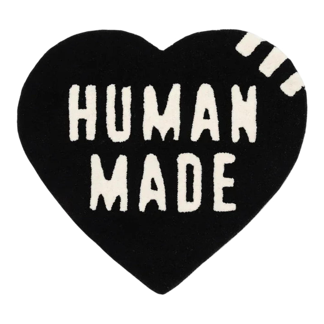 Club21 - HUMAN MADE - Heart Rug Medium - RUGS - Black