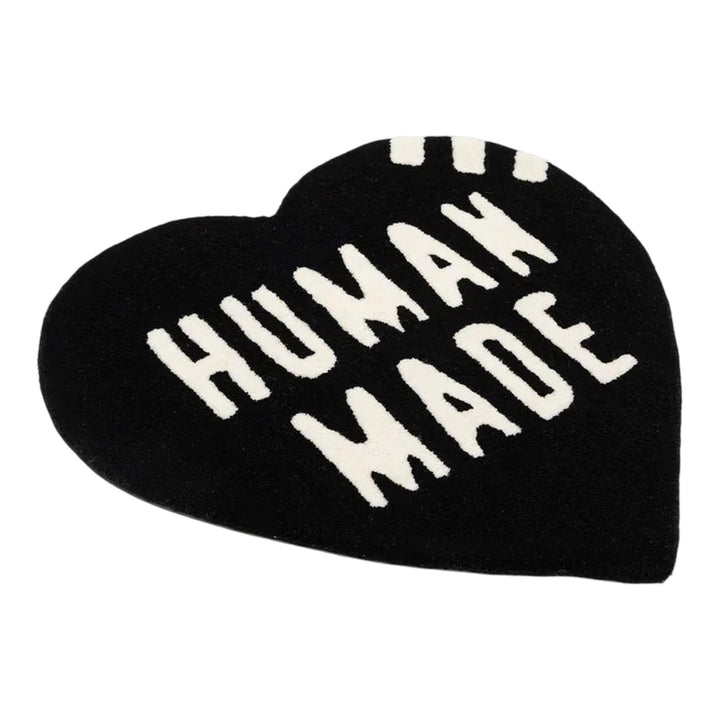 Club21 - HUMAN MADE - Heart Rug Medium - RUGS - Black