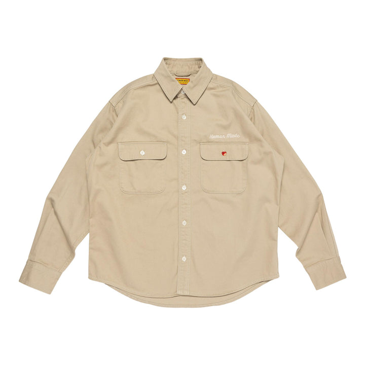 Club21 - HUMAN MADE - Oversized Shirt - SHIRTS - Beige