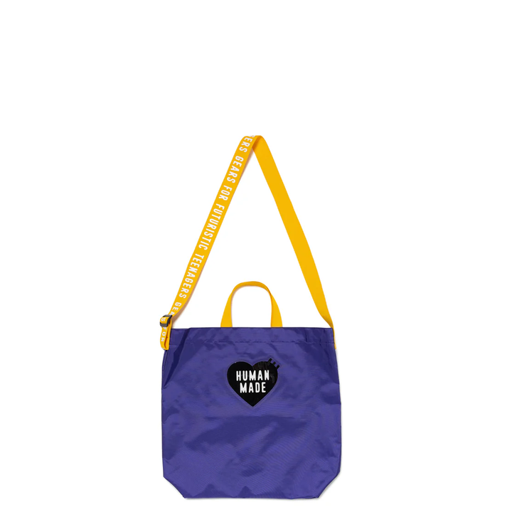 HUMAN_MADE_Shoulder_Tote_Bag_Purple