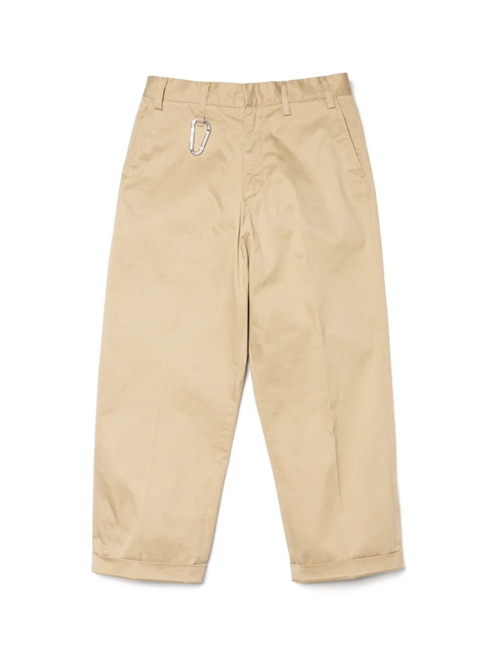 HUMAN_MADE_Wide_Cropped_Pants-Beige